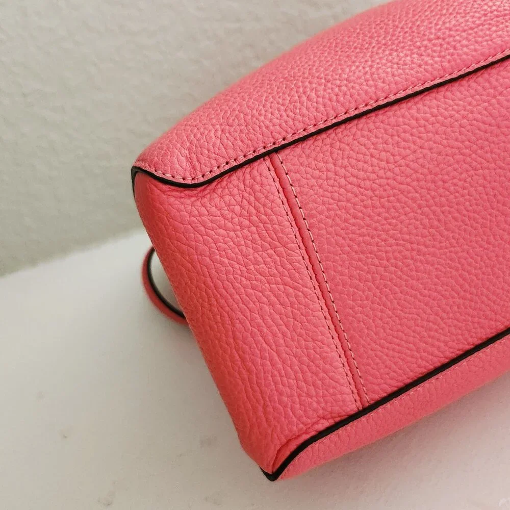 New Kate Spade NY Coral Leather Shoulder Bag Purse